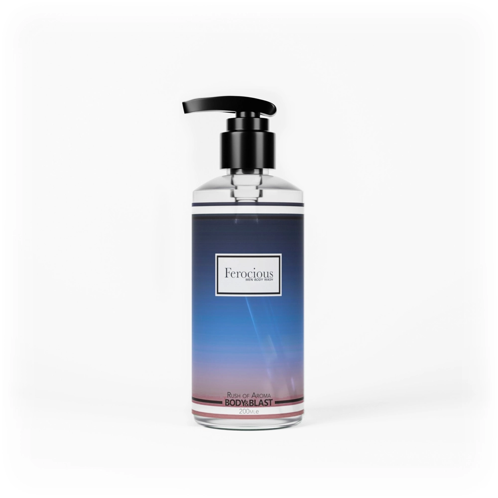 Body and Blast Ferocious - Men Body Wash - 200mle body and blast body wash ferocious men scented shower gel