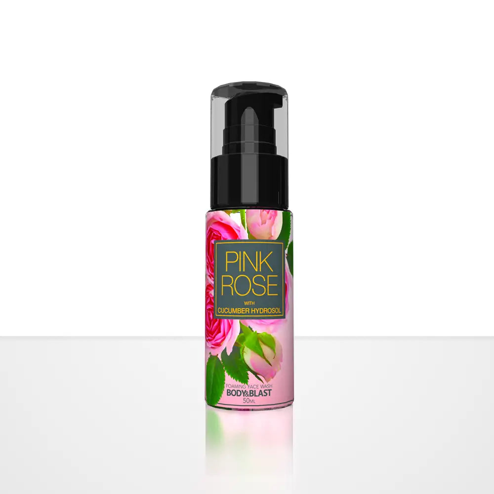 Face Wash - Pink Rose with Cucumber Hydrosol - 50ml