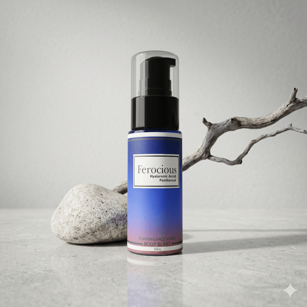 Face Wash - Ferocious with Hyaluronic Acid and Panthenol - 50ml