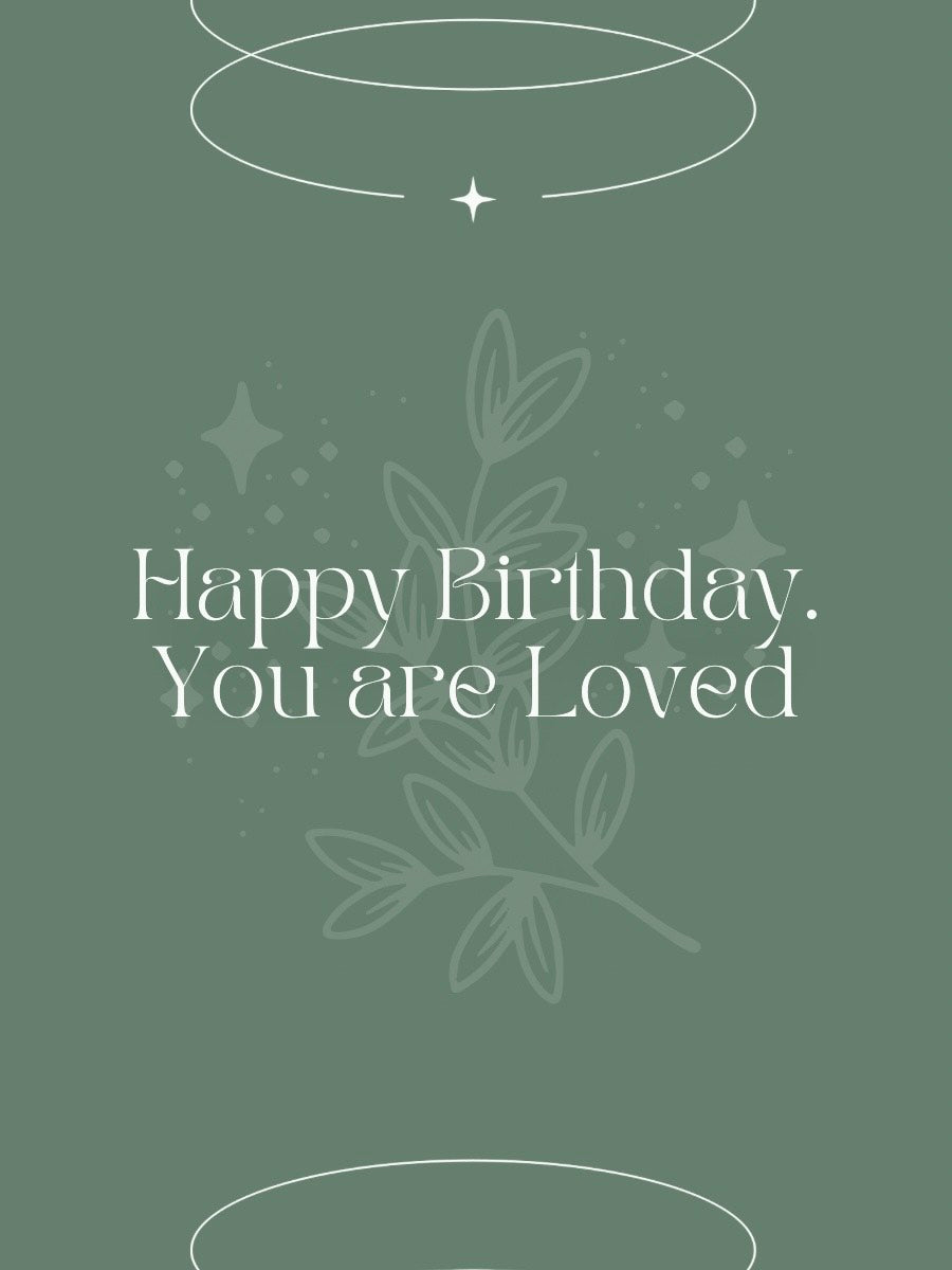 Body and Blast Happy Birthday You are Loved - Greeting Card Body and Blast Cards