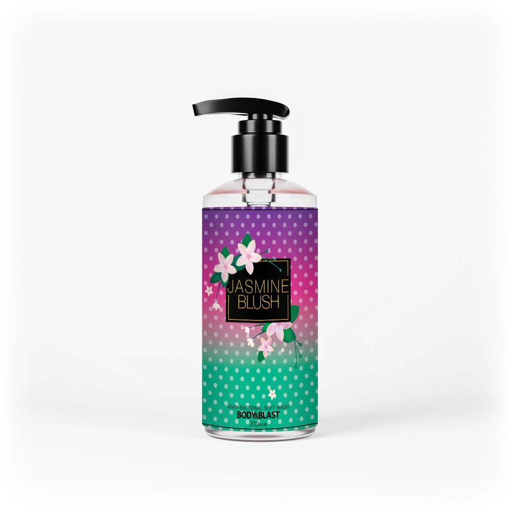 Body and Blast Anti-Bacterial Soft Wash Jasmine Blush 200ml: Fragrant shower gel