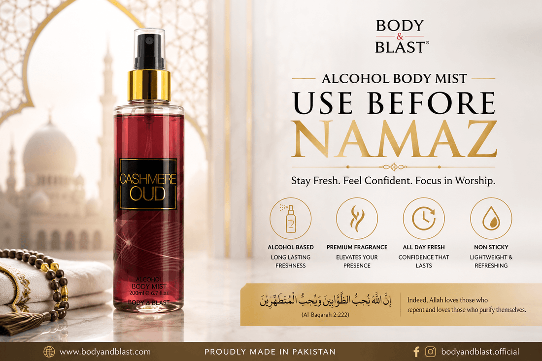Can You Wear Alcohol-Based Body Mists Before Namaz? What You Need to Know