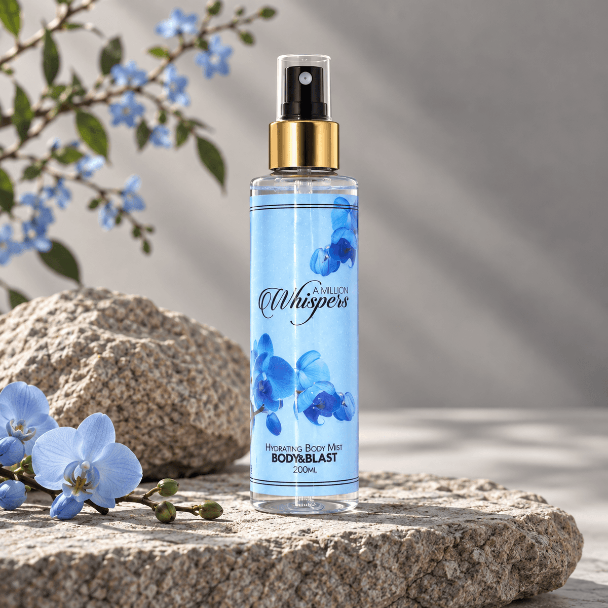 A million whispers of luxury fragrance echo of freshness