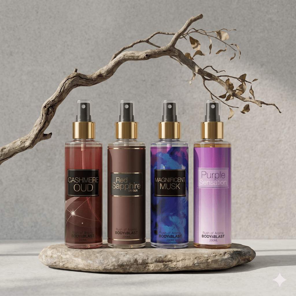 Body Mist Bundle - Pack of 4 - Oriental