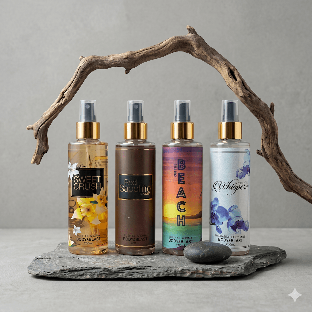 Body Mist Bundle - Pack of 4 - Sweet Fresh