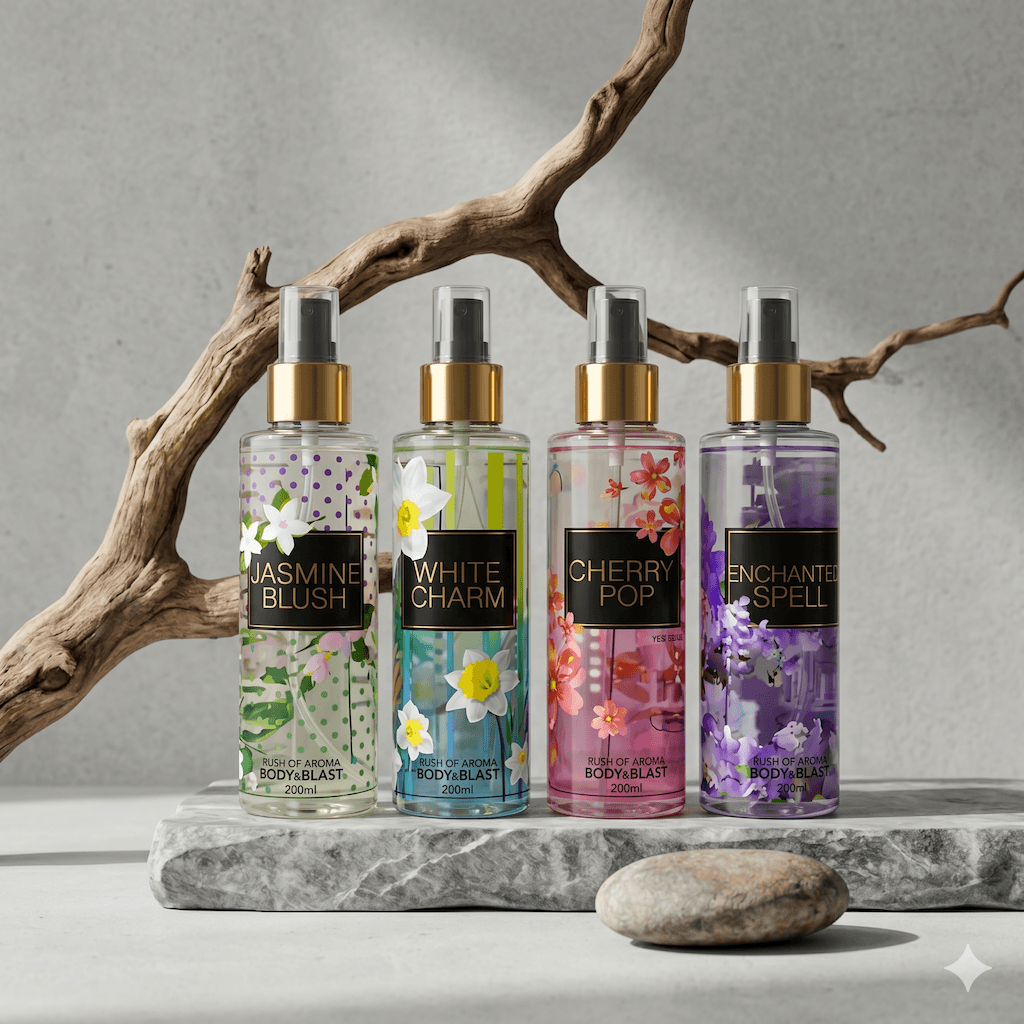 Body Mist Bundle - Pack of 4 - Top Seller
