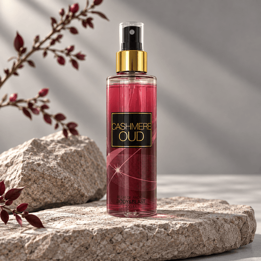 Cashmere Oud woody rose premium luxury no 1 body mist of Pakistan