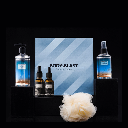 Body and Blast Ferocious and Beard – Gift Box – 25% off body and blast beard beard oil body cologne body wash bundle ferocious hair men oil organic perfume scented serum shower gel