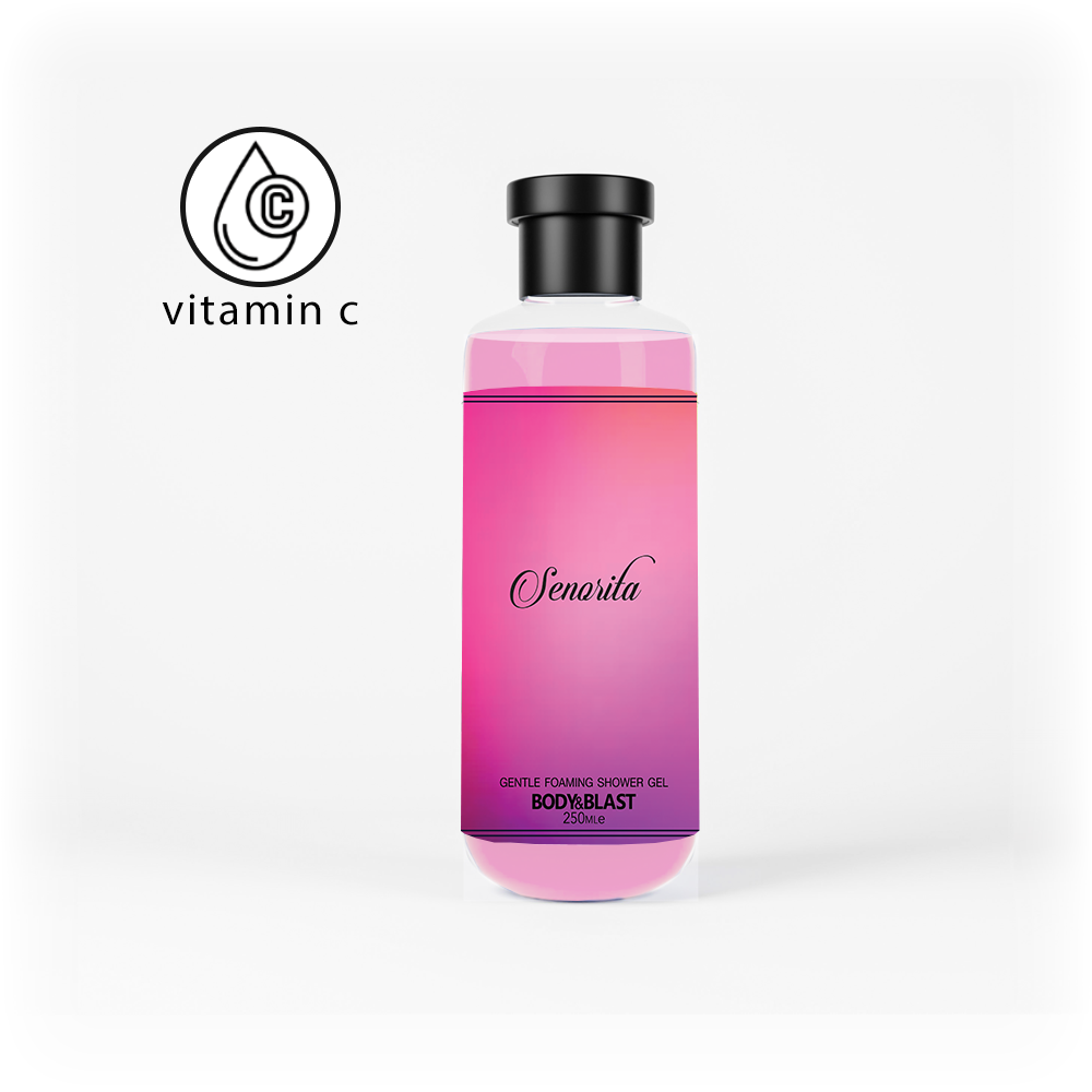 Gentle Foaming Shower Gel - Senorita 250ml with Vitamin C