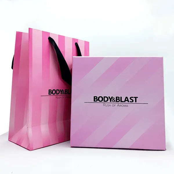 Body and Blast - Pink Gift Box & Bag (EMPTY BOX )
