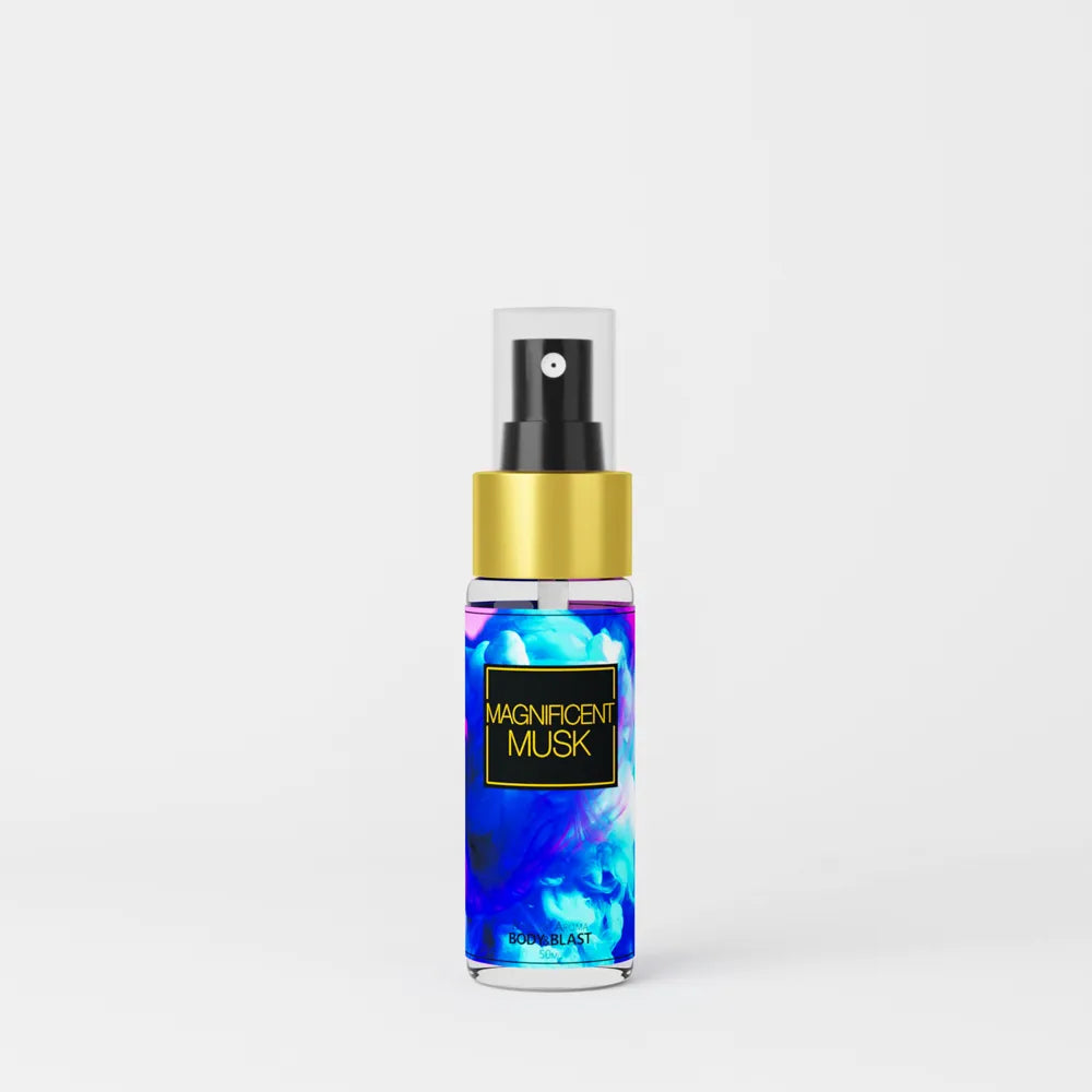 Body and Blast Mini - Magnificent Musk Body Mist 50ml body and blast body mist fragrance magnificent musk mini perfume travel size