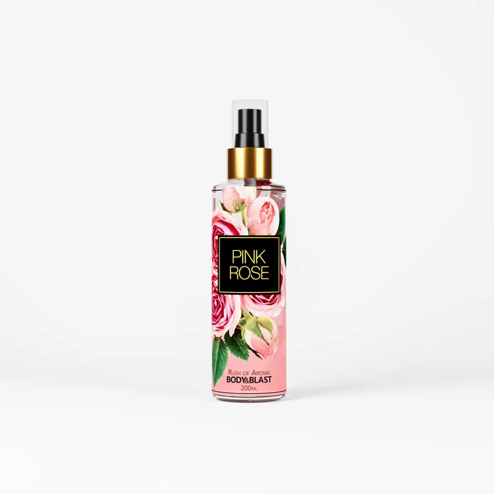 Pink Rose Body Mist 200ml – Body and Blast